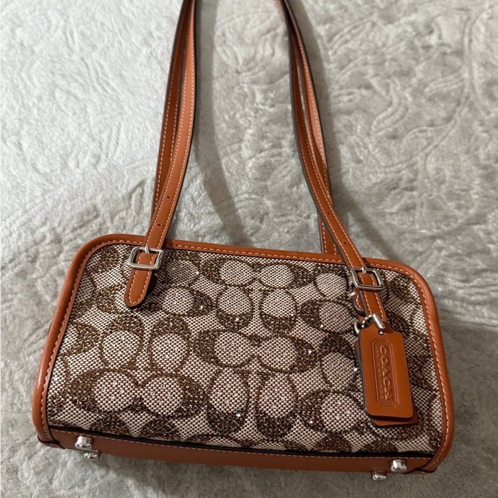 Coach crystal Signature Shoulder Bag